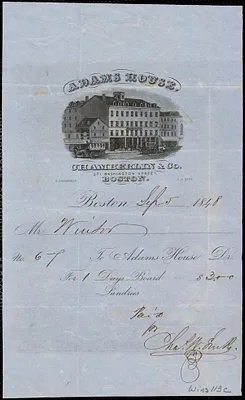 Miscellaneous household receipts