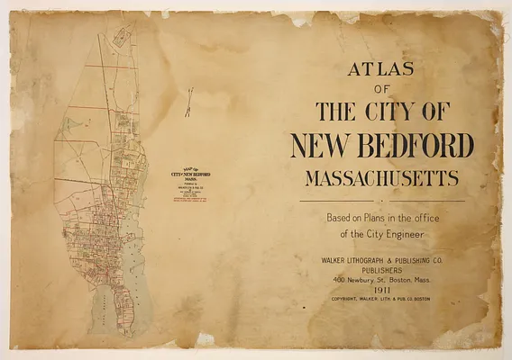 Atlas of the City of New Bedford, Title, plate [i]