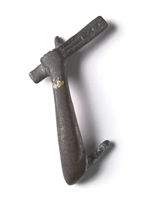 Bronze Mount from a "Shawabty Bundle": Arm with Scribe's Palette