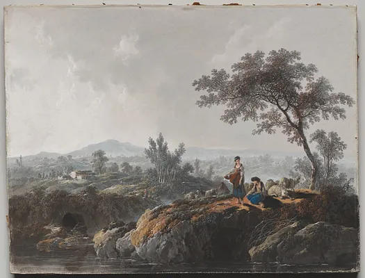 Shepherds in a Landscape
