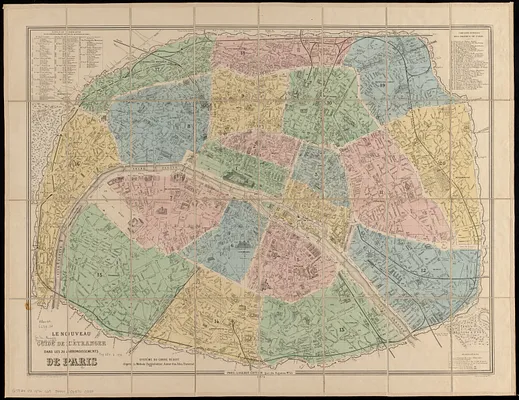 Le nouveau guide de l'étranger dans les 20 arrondissements de Paris
