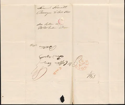 Samuel Smith to George Coffin, 30 October 1840