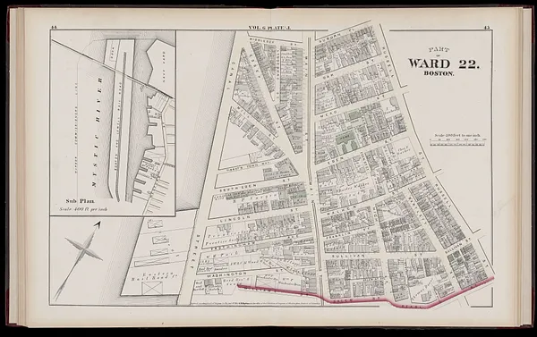Atlas of the county of Suffolk, Massachusetts : vol. 6th including the late city of Charlestown, now wards 20,21 and 22, city of Boston : from actual survey & official records
