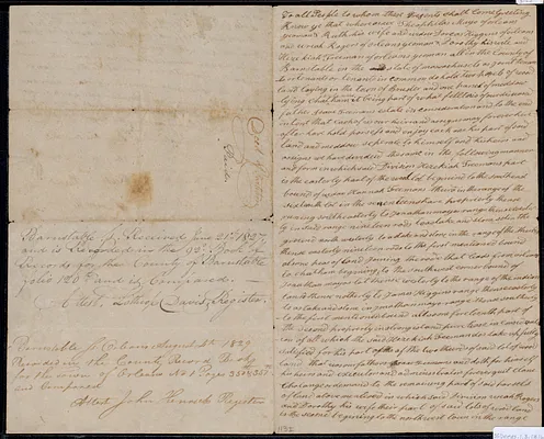 Deed of property in Brewster/Chatham/Orleans
