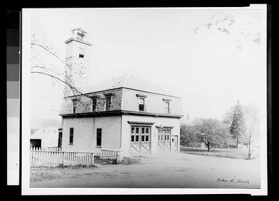Natick Fire Dept. Hose House, Pleasant St., South Natick, just below the bridge