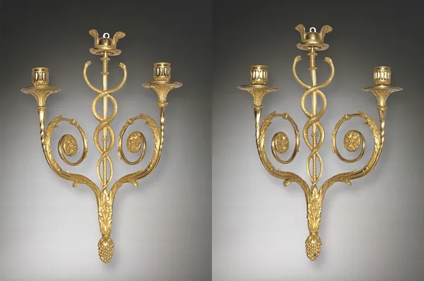 Pair of Louis XVI Style Candle Brackets