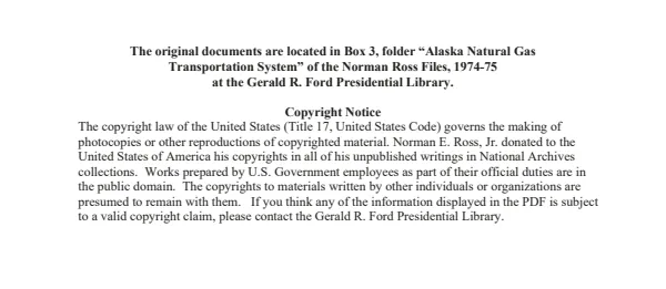 Alaska Natural Gas Transportation System