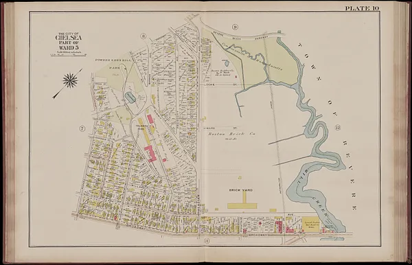 Atlas of the city of Chelsea and the towns of Revere & Winthrop, Massachusetts