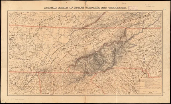 Mountain region of North Carolina and Tennessee