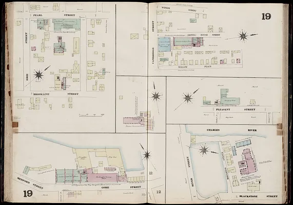 Insurance map of Charlestown : portions of Roxbury (now annexed to Boston) and Cambridge