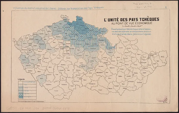 L'unité des pays Tchèques au point de vue économique