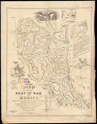A correct map of the seat of war in Mexico