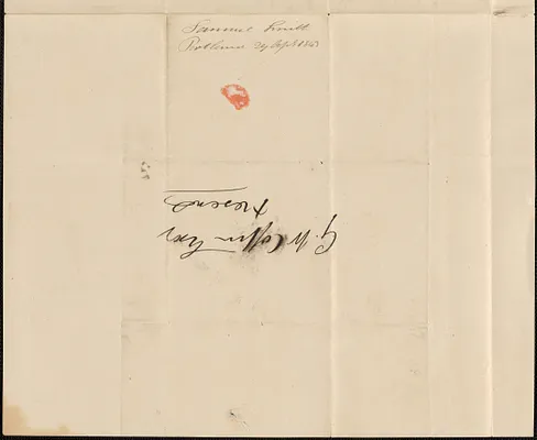 Samuel Smith to George Coffin, 29 April 1843