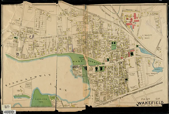 Part of Wakefield [Massachusetts] Greenwood ; Town of Wakefield