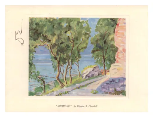 Christmas Card from Winston Churchill to Dwight D. Eisenhower