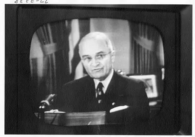 President Harry S. Truman Delivering His Farewell Address