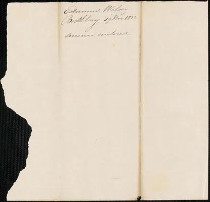 Edmund Wilson, 19 November 1832