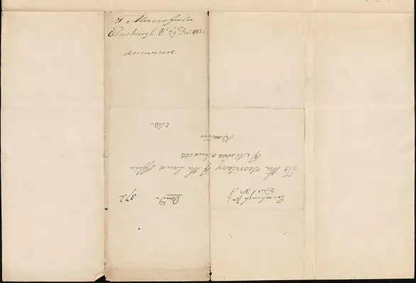 T. Mansfield to George Coffin, 29 December 1834