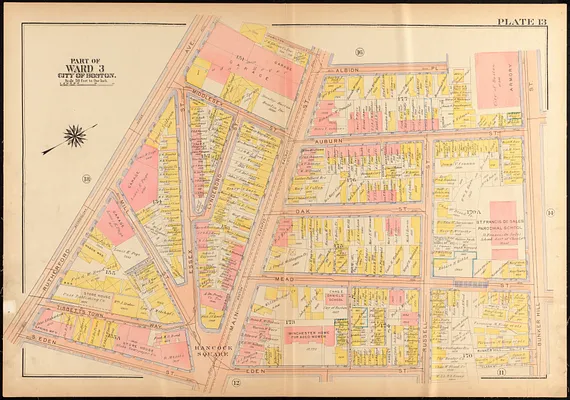Atlas of the city of Boston, Charlestown and East Boston