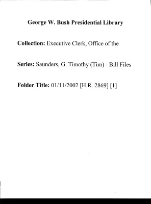 01/11/2002 [H.R. 2869] [1]