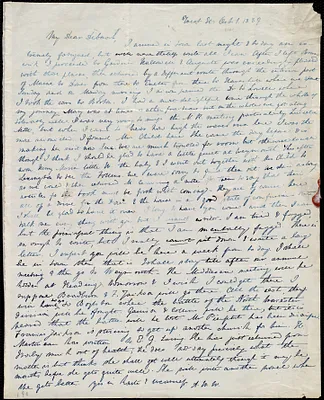 Letter from Anne Warren Weston, West St., [Boston], to Debora Weston, Oct. 1, 1839