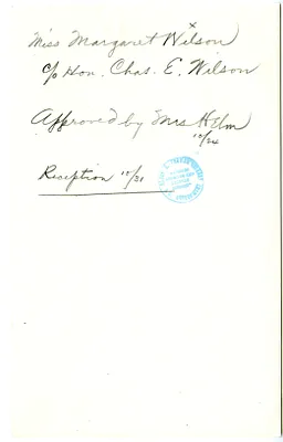 Handwritten Note