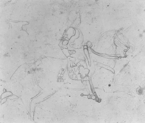 Sketch of Knight in Armor