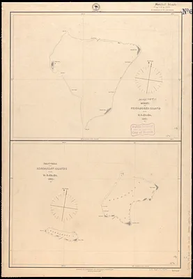 Bigini or Pescadores Island ; Radogala and Korsakoff Islands
