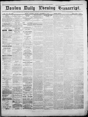 Boston Daily Evening Transcript