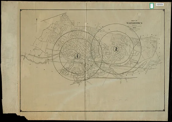 Map of Watertown