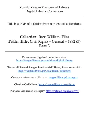 Civil Rights – General – 1982 (3)