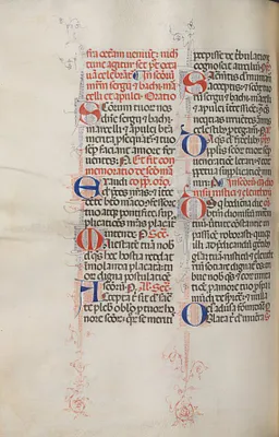 Missale: Fol. 319v: St. Francis & Full Mass of St. Francis