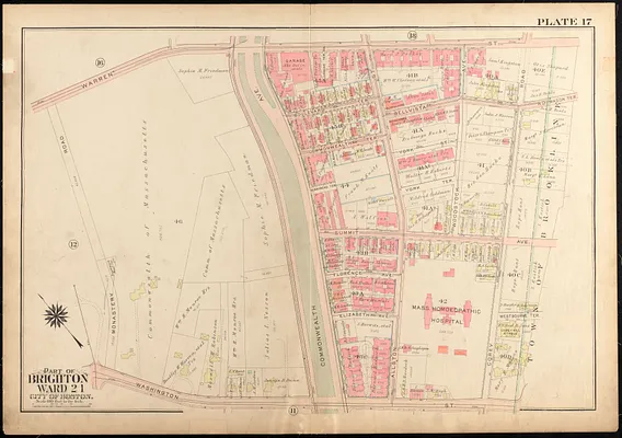 Atlas of the city of Boston, Brighton