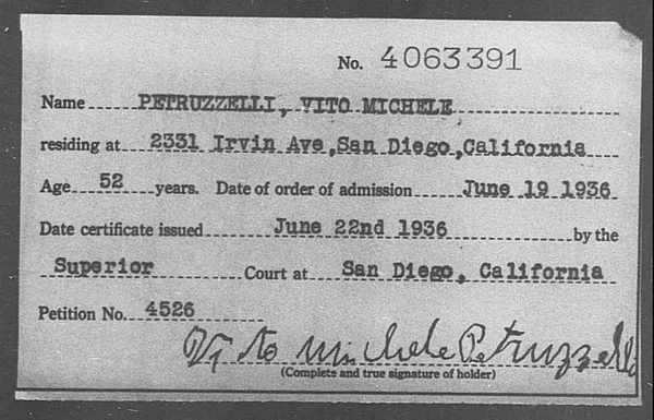 Petruzzelli, Vito Michele - 1936