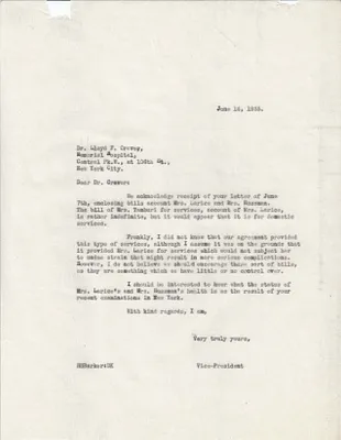 Letters Sent to Lloyd F. Craver, June 14, 1935