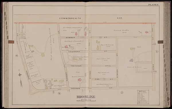 Atlas of the town of Brookline, Massachusetts