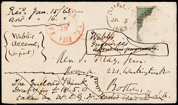 Letter from Richard Davis Webb, Dublin, to Samuel May, Jan. 3, 1863