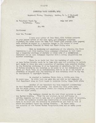 Letters Received to Mr. Chase [Irving H. Chase], July 2, 1925