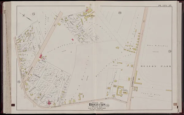 Atlas of the city of Boston, volume seven, Brighton, Mass.