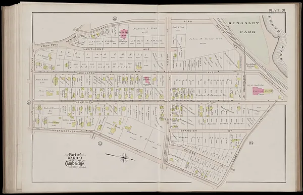 Atlas of the city of Cambridge, Massachusetts