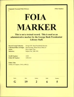Library of Congress / PAC's 6/89 [OA 8748] [2]