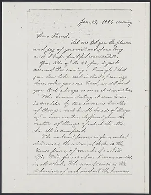 Herbert Brutus Ehrmann Papers, 1906-1970. Sacco-Vanzetti. Xerox copies of letters of Sacco and of Vanzetti to Mrs. E.G. Evans and others, 1920-1927. Box 16, Folder 25, Harvard Law School Library, Historical & Special Collections