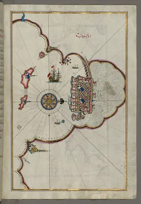 Map of the City of Taranto in the Province of Puglia