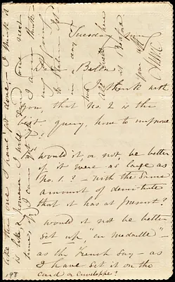 Letter from Maria Weston Chapman to Debora Weston, Tuesday morn'g