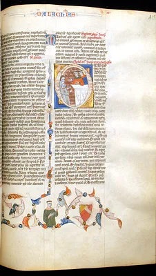 Leaf from Bentivoglio Bible