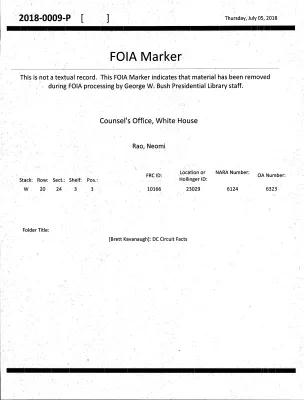 [Brett Kavanaugh]: DC Circuit Facts