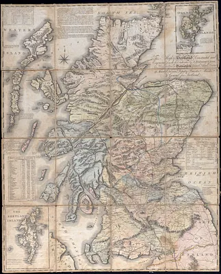 Map of Scotland