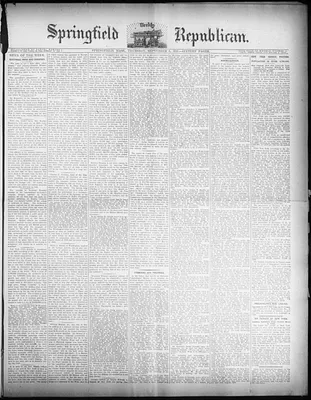 Springfield Weekly Republican