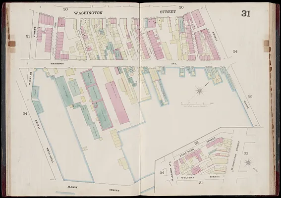 Insurance map of Boston : volume 2