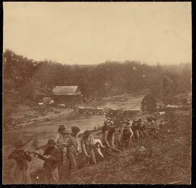 Engineer Corps building a road
